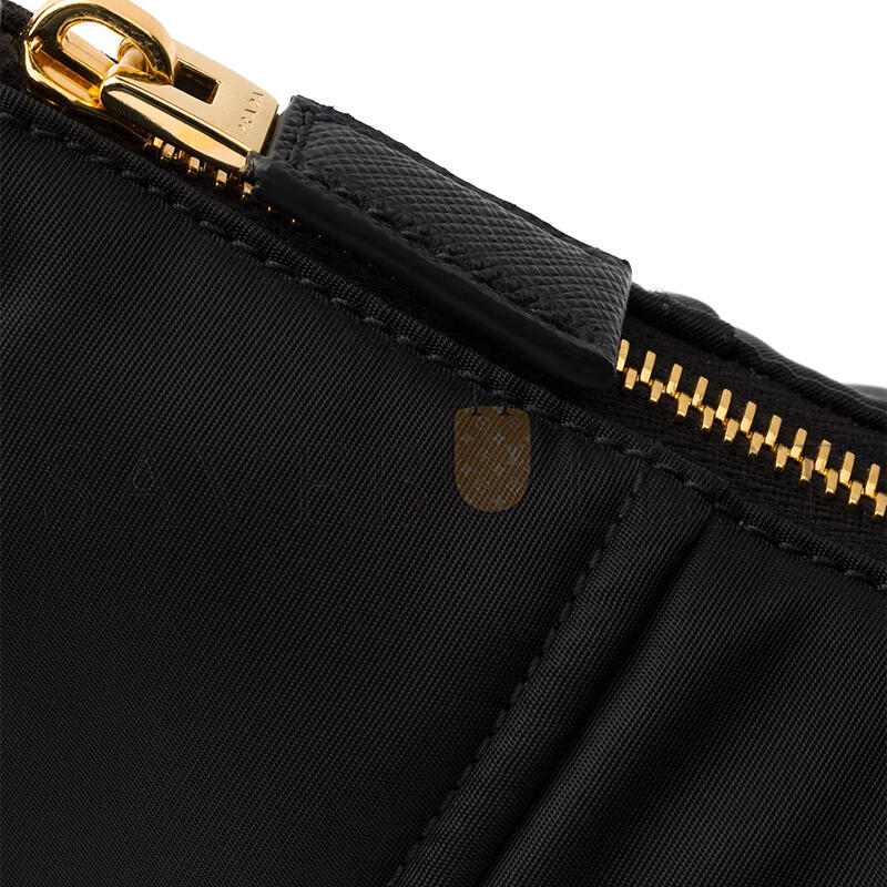 PRADA DEMI-LUNE RE-NYLON SHOULDER BAG 1BH222 (30*13.5*6cm)